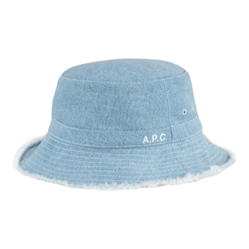 A.P.C. Logo-print Denim Bucket Hat