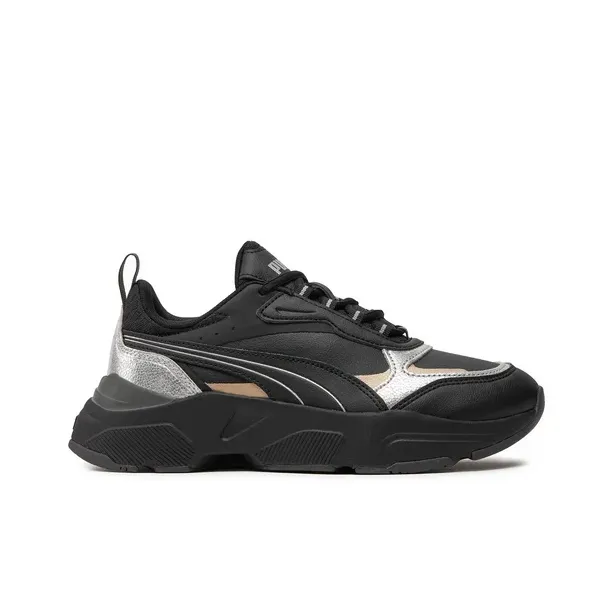 PUMA Cassia Breathable Cushioning Slip Resistant Low Top Casual Shoes Women's Black-1