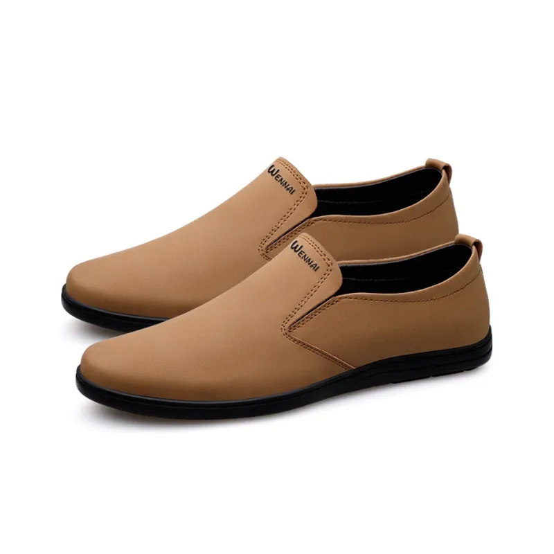 Wen Nai Casual Shoes Men's Brown-3