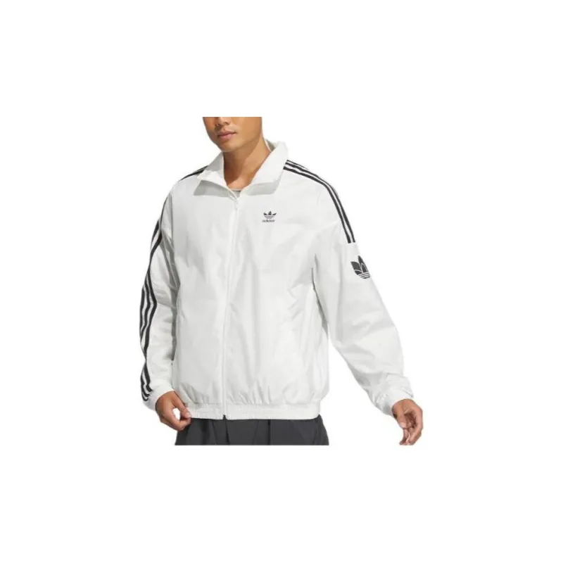 Adidas Originals RETRO TREFOIL Jackets & Coats Unisex Bright White-1