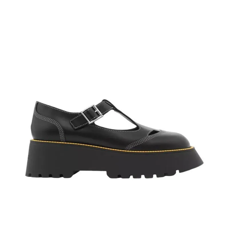Burberry Platform Shoes Women's Black-1