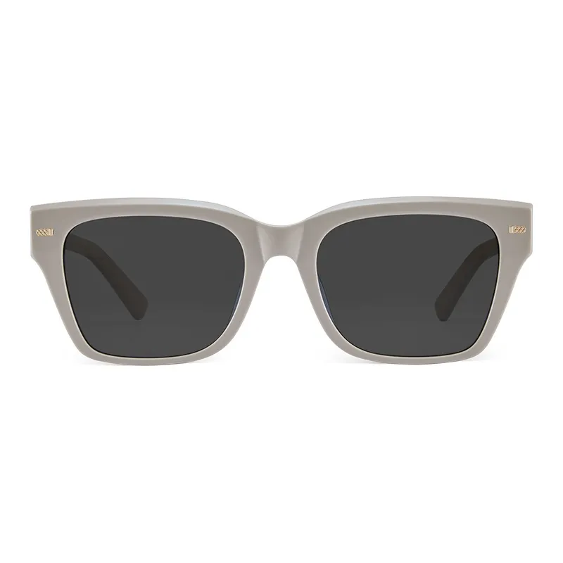 MUJOSH Collection Of Works Square Textured Narrow Frame CaiSi Lens UV Protection Sunglasses Unisex-1