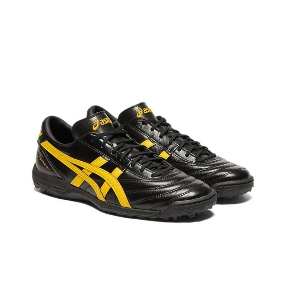 Asics C3 FF TF Futsal 'Black Yellow' - POIZON