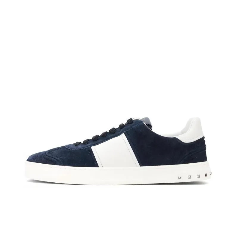 Valentino Low Top Skateboard Shoes Men's Blue-0