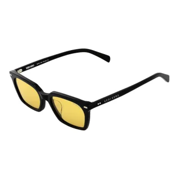 VEDI VERO Acetate Irregular Shape Sunglasses Unisex Black