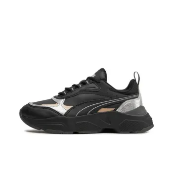 PUMA Cassia Breathable Cushioning Slip Resistant Low Top Casual Shoes Women's Black