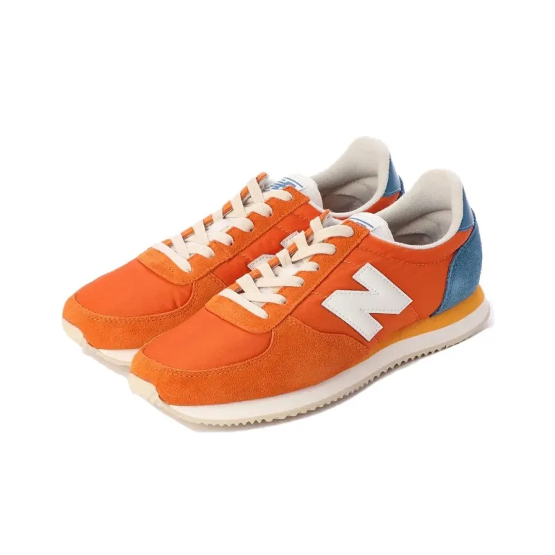 New Balance NB 220 Cushioning, Slip Resistant, Abrasion Resistant, Breathable Low Top Running Shoes Men's Orange Blue-3