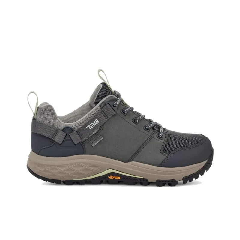 Teva Grandview Gore-Tex Hiking Cushioning Wear-Resistant Low-Top Hiking Trekking Shoes Women's Gray Black-1