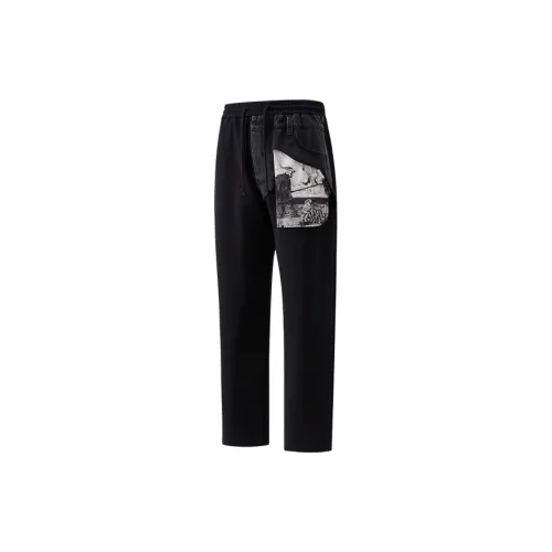 Organic Emotion Casual Pants Unisex Black