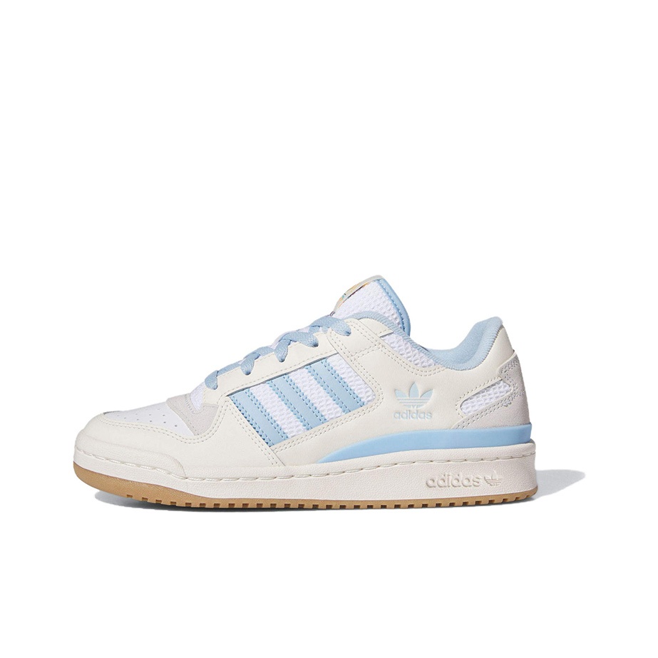 adidas originals Forum Low Cream White Blue Bird Cream White Clear Sky Cloud White US M 8.5