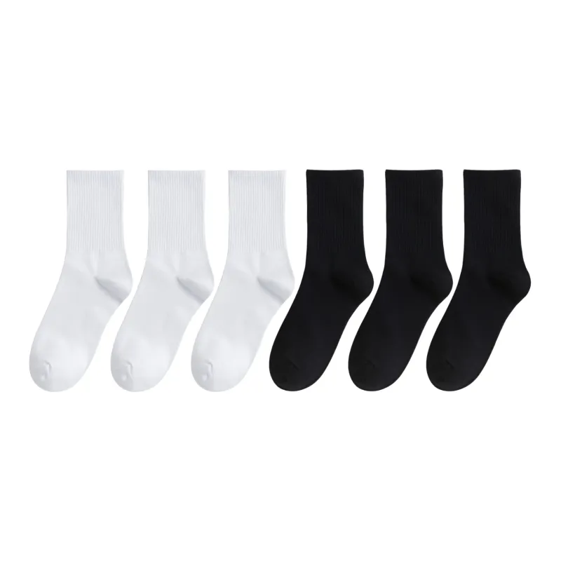 XXLLG Mid Calf Socks Unisex 6 Pack-7