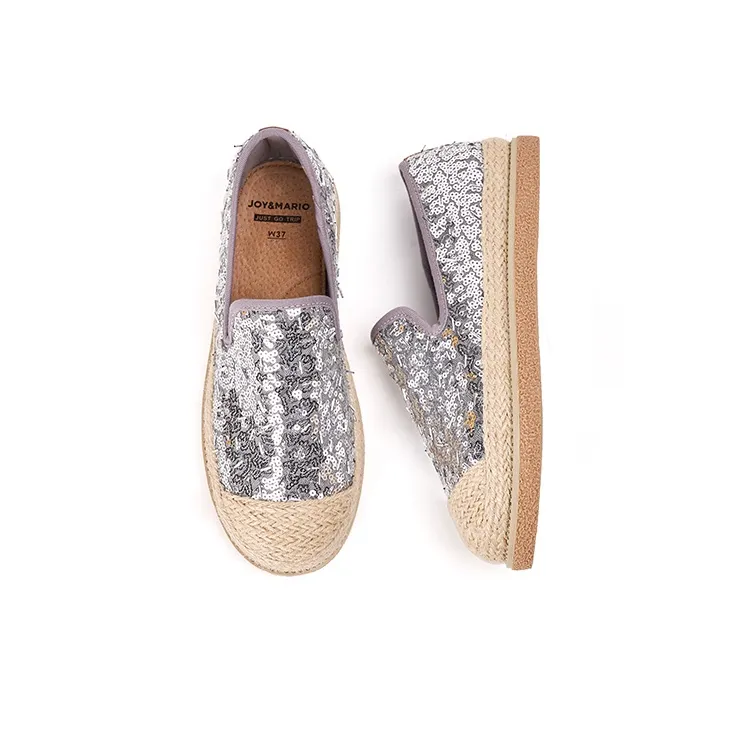 Joy&Mario Espadrilles Women's Black/Gold/Silver/Red/Gray-3