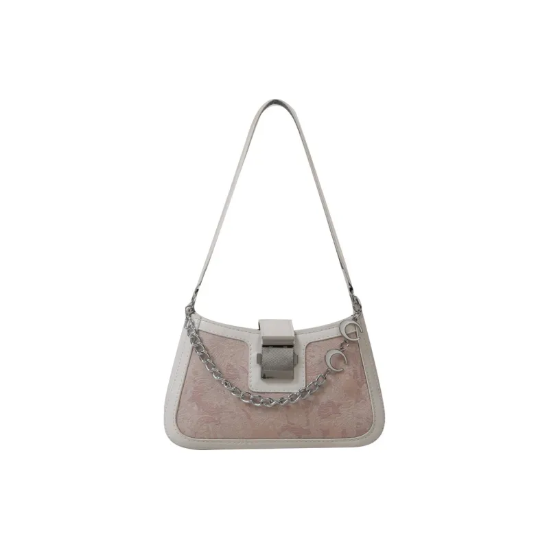 Meow in the grass Shoulder Bags-8