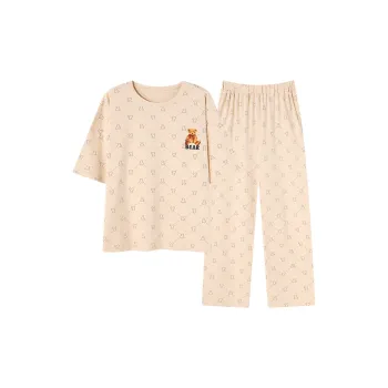 Nodos Shield Pajama Set Women's Apricot