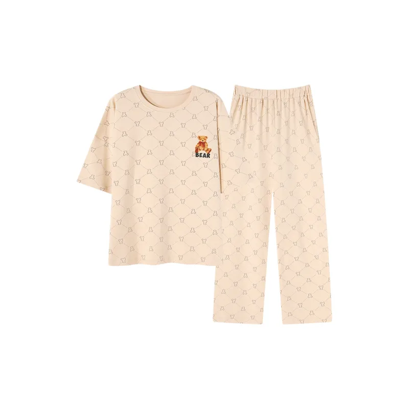Nodos Shield Pajama Set Women's Apricot-0