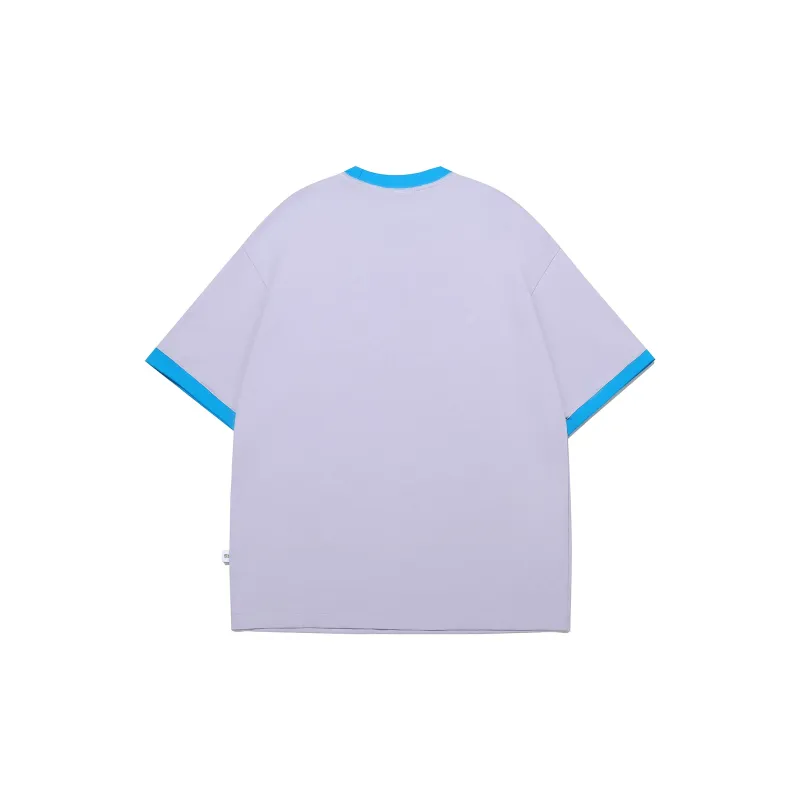Guuka Short Sleeved T Shirts Unisex Light Purple-1