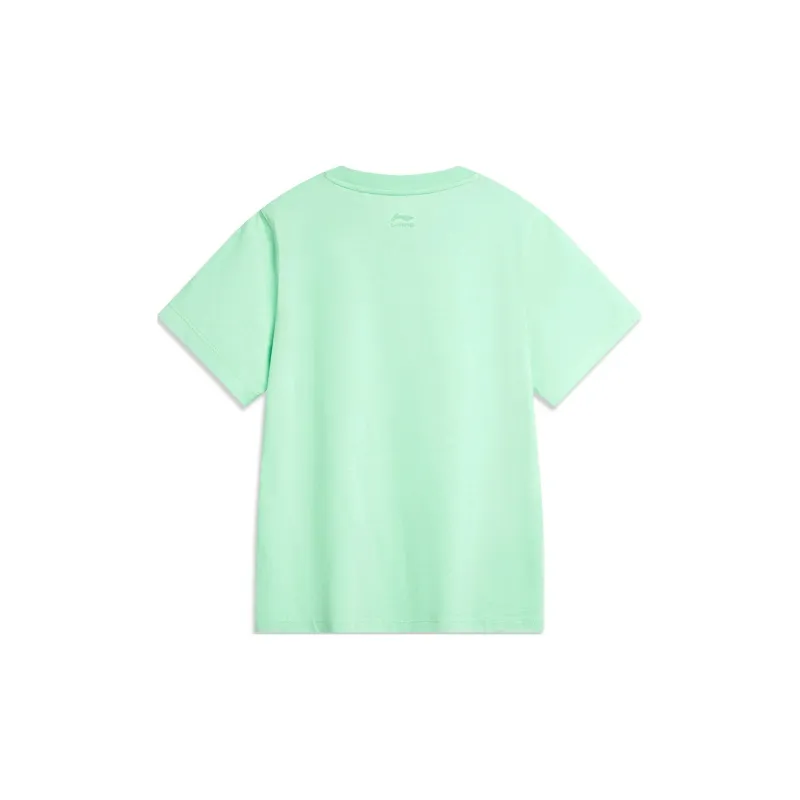 LiNing Sports Life Collection T Shirt Women's Cooling Green-1