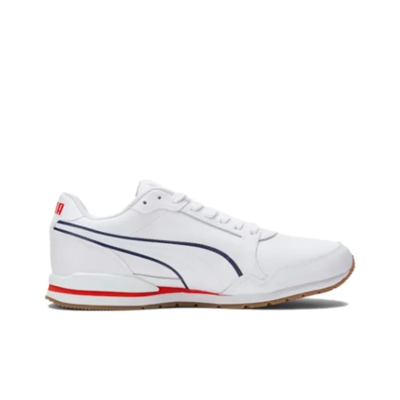 PUMA St Runner V3 Cushioning, Wear Resistant Low Top Casual Shoes Men's White-1