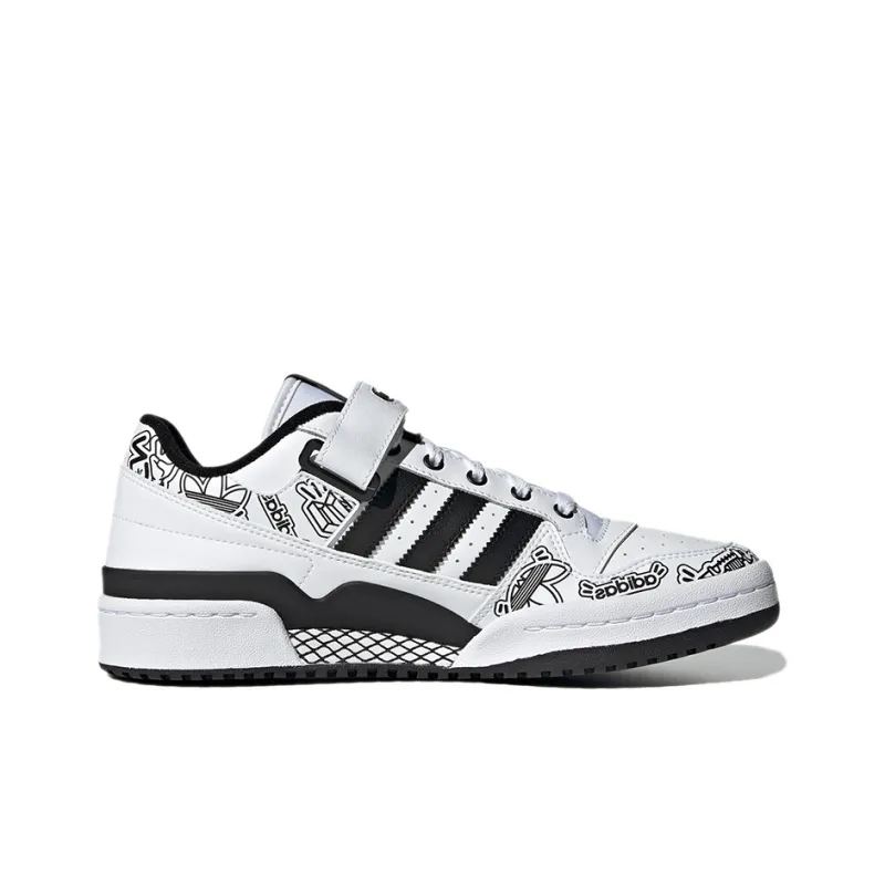 Adidas Forum 84 Low Bold Graphics White Black-1