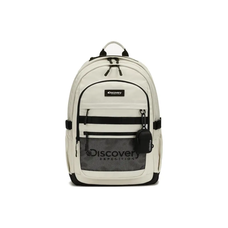 Discovery Expedition Nylon Backpack Unisex Beige-0