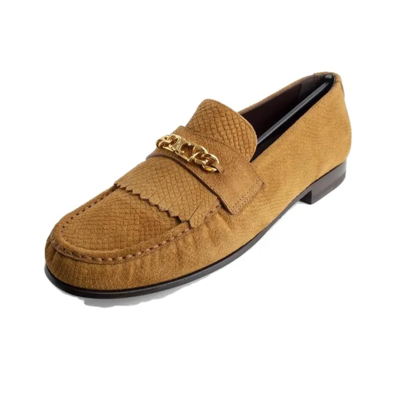 CELINE Loafers Men Brown-2