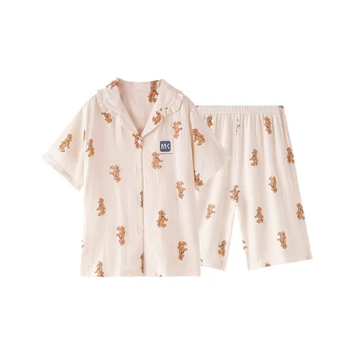 Kerener Pajama Set Women's Ecru
