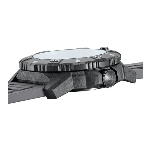 LUMINOX Automatic Mechanical Movement Men's Watches Watch 45mm Black Dial CARBONOX™ Watch Case Rubber Strap-3