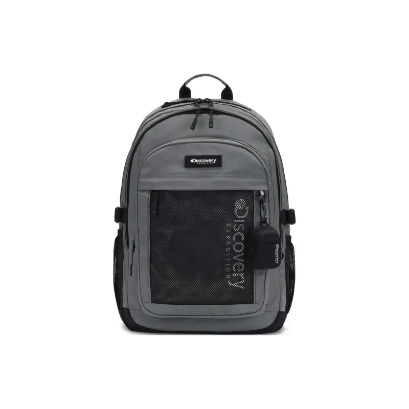 Discovery Expedition Nylon Backpack Unisex Dark Gray-0