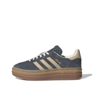 Adidas Originals Gazelle Bold Grey Magic Beige Gum Women's