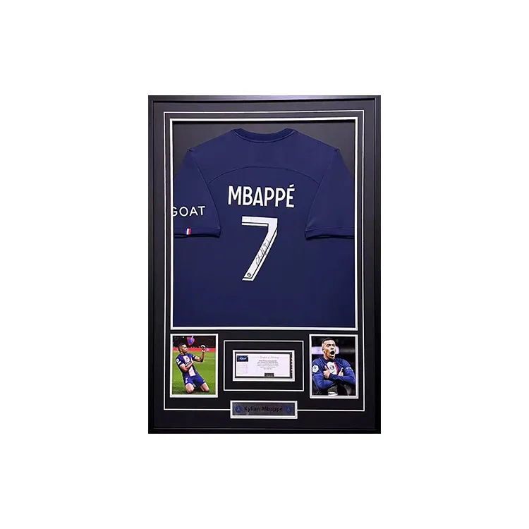 Huayitaojin Jersey Panini Officially Licensed Company Certificate Framed 103x73cm Men's Football Fan Gear-0