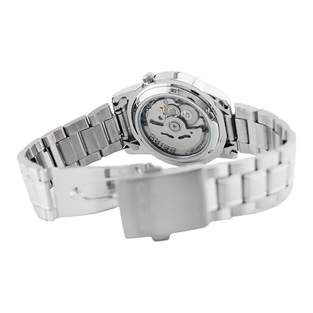SEIKO Seiko5 Collection Automatic Mechanical Movement Stainless Steel Strap Watch Men's Watches Black Dial SNKE53K1-3