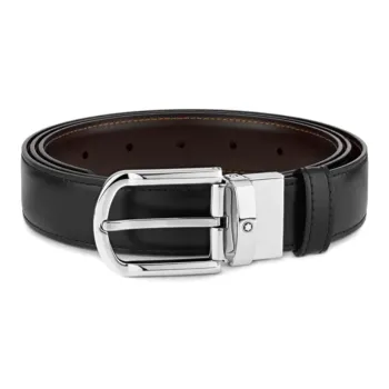 MONTBLANC Leather Reversible Belt