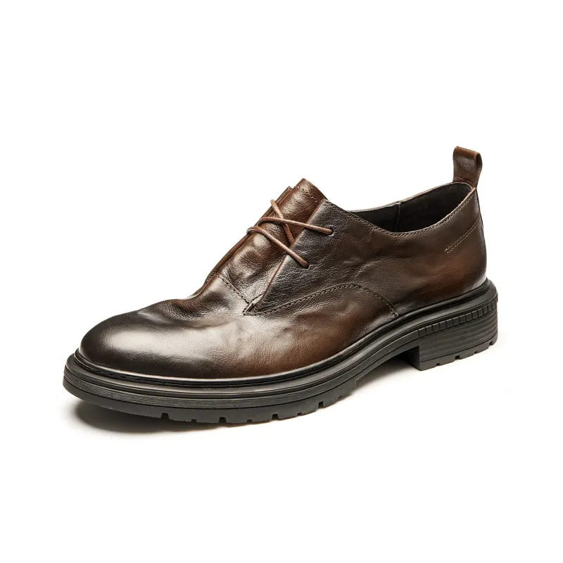 Brounvanm Men's Casual Shoes Men Low Top Black/Coffee-1
