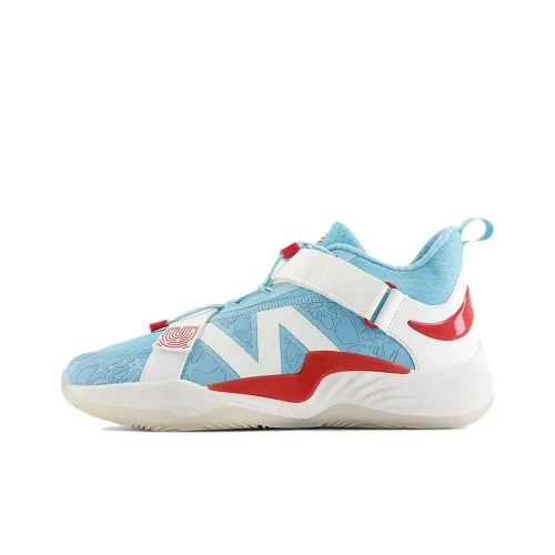 New Balance Lindor 2 Training Shoes Men Low-Top White/Blue Red