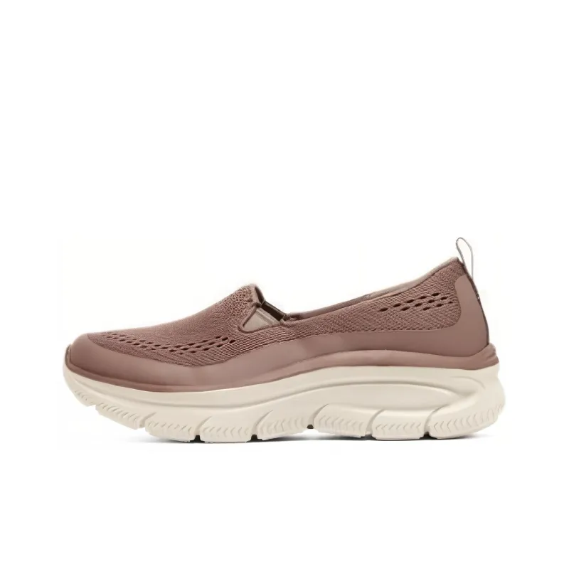 Skechers Modern D'Lu Cushioned Wear Resistant Breathable Low Top Casual Shoes Women's Umber-0