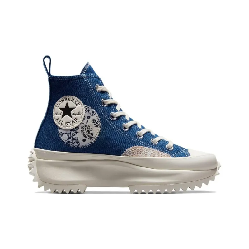 Converse Women's Run Star Hike Platform High 'Denim Patchwork' Women's-1