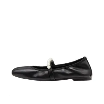 stuart weitzman Goldie Pearl-embellished Ballerina Flats