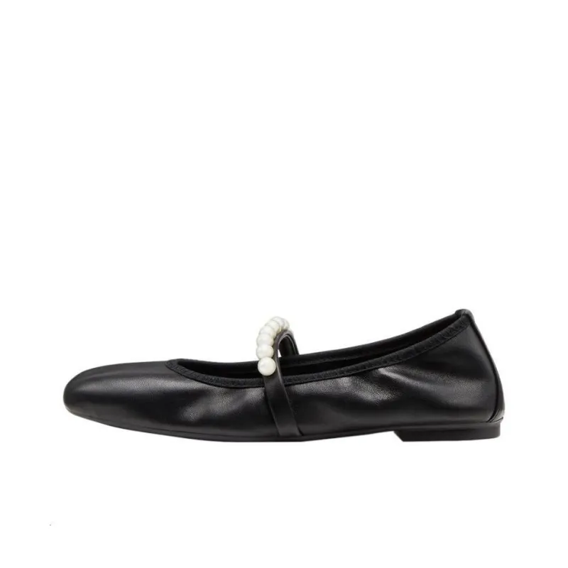 stuart weitzman Goldie Pearl-embellished Ballerina Flats-0