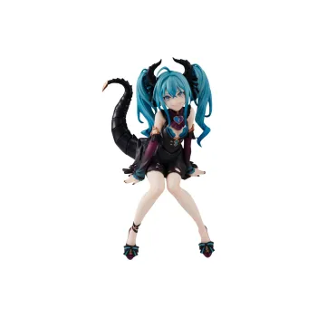 FURYU Hatsune Miku Demon Ver Noodle Stopper Bonus Gifts 16cm