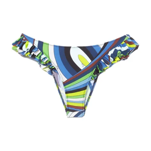 EMILIO PUCCI Ruffled straps Bikini Top
