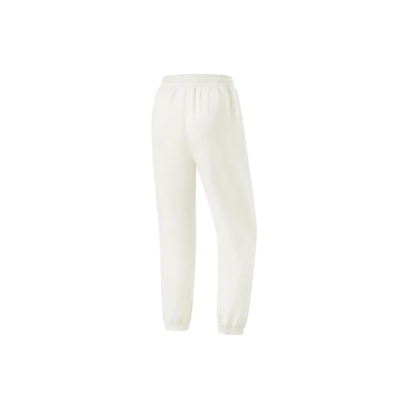 LiNing Fitness Series Knitted Sports Pants Women's Silver Birch Gray-1