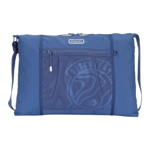 Discovery Expedition Nylon Laptop Bag Messenger Bag Crossbody Bag Unisex Blue