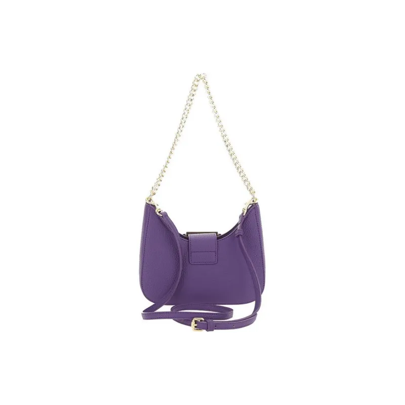 VERSACE JEANS COUTURE Polyurethane Crossbody Handbag, Shoulder Bag Women's Purple-2