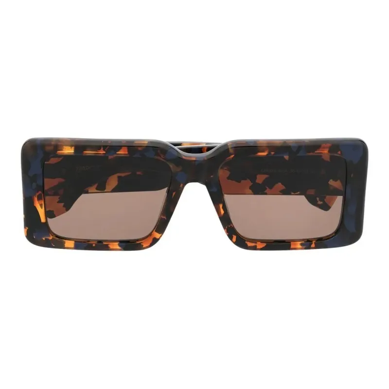 Marcelo Burlon Oversize frame Tortoiseshell Sunglasses-1