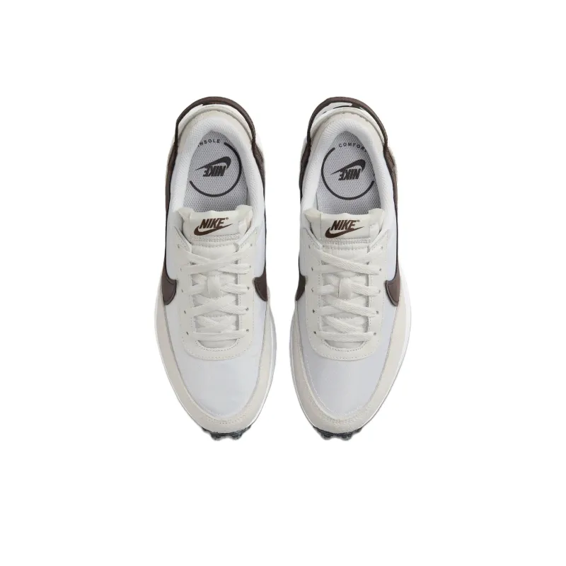 Nike Waffle Debut Cushioning, Slip Resistant, And Abrasion Resistant Low Top Casual Shoes Women's Ecru-3