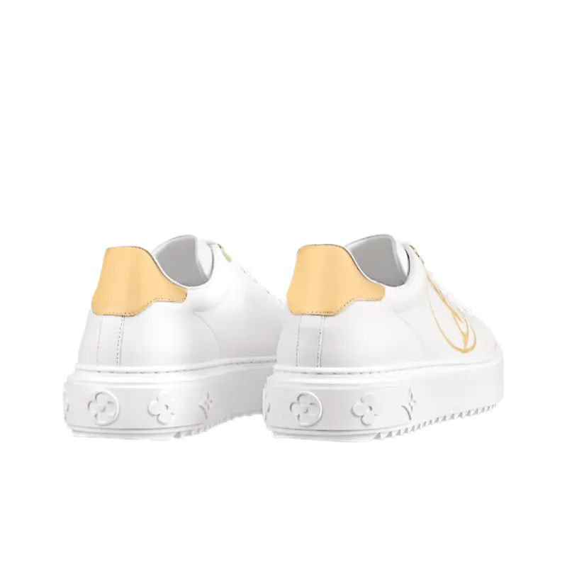 LOUIS VUITTON Lv Time Out Sneakers 'White Gold' Women's-3
