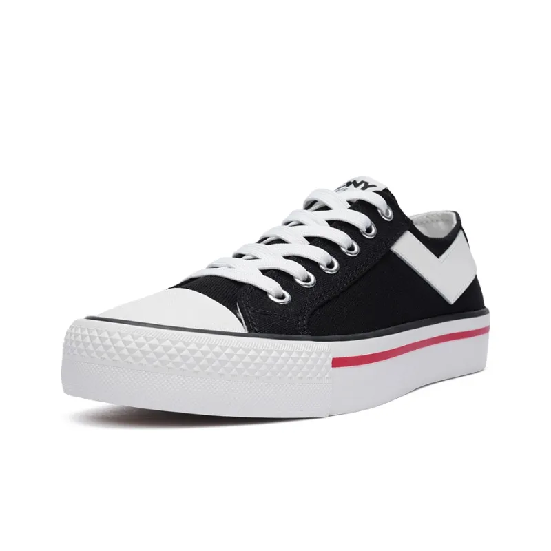 PONY Shooter Low Top Canvas Shoes Unisex Black-1