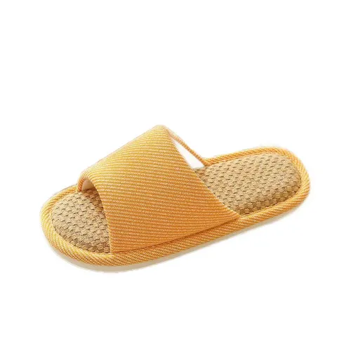 Qyckaby Slide Slippers Unisex Yellow/Green/Pink/Khaki/Navy Blue