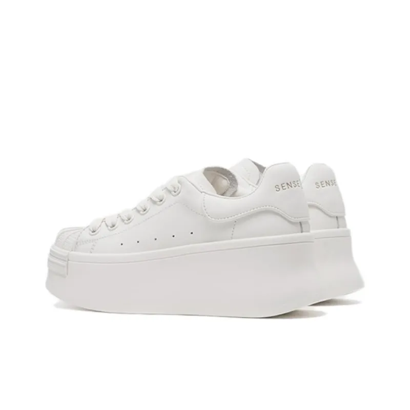 SENSE 1991 Low-Top Skateboard Shoes Unisex White-5