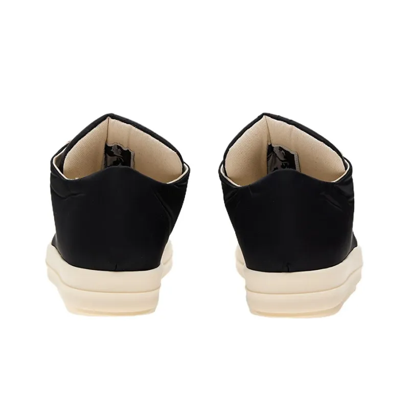 Rick Owens DRKSHDW Low Top Jigglypuff, Skateboard Shoes Women's Black White-3
